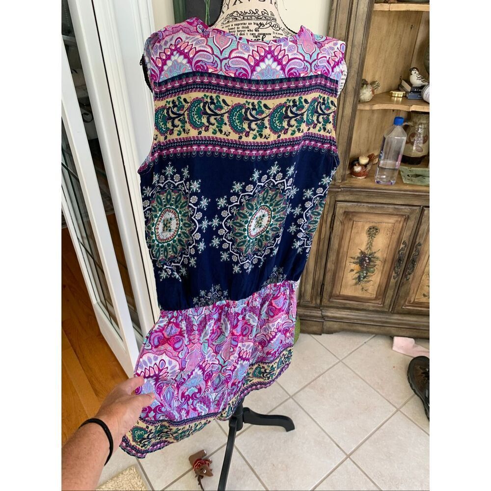 UMGEE Cotton Blend Floral Romper NWT - Picture 2 of 8